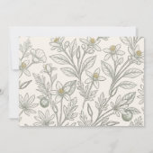 Florida Orange Blossom Trouwkaart Save The Date (Achterkant)