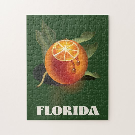 Florida Orange-reisposter Legpuzzel (Verticaal)
