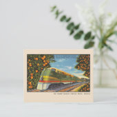  Florida Oranje bloesem speciale trein Briefkaart (Staand voorkant)