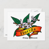 Florida Oranje Blossom Briefkaart (Voorkant / Achterkant)