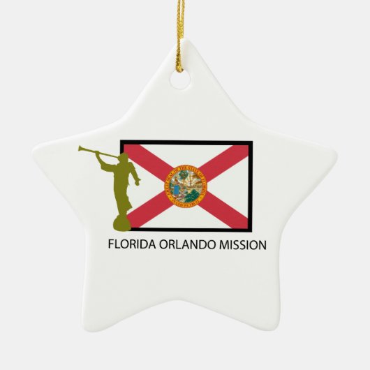 FLORIDA ORLANDO MISSIE LDS CTR KERAMISCH ORNAMENT (Voorkant)