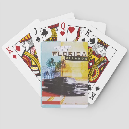 Florida Orlando-spelkaarten Pokerkaarten (Achterkant)