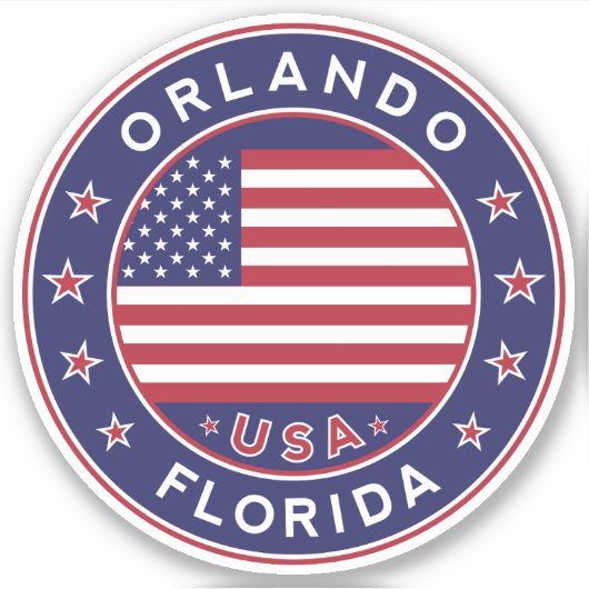 Florida, Orlando Sticker (Voorkant)