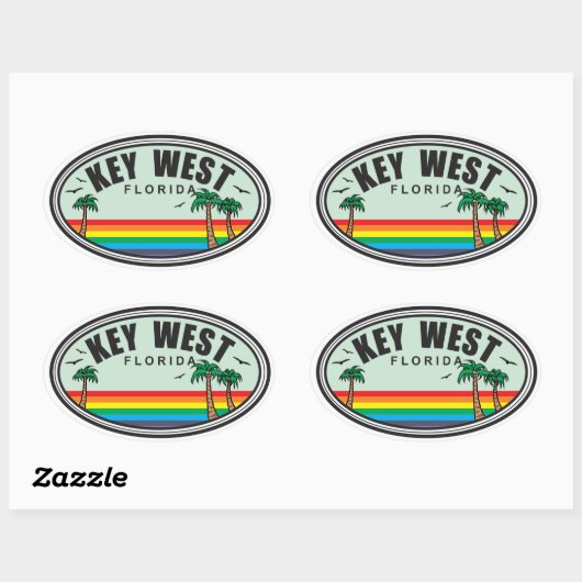 Florida Ovale Sticker (Vel)