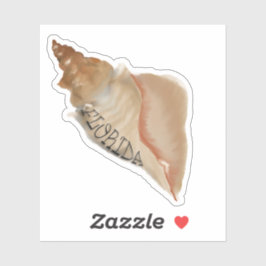 Florida Paard Conch Shell Sticker