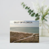Florida-pad naar de kust briefkaart (Staand voorkant)