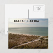 Florida-pad naar de kust briefkaart (Voorkant / Achterkant)