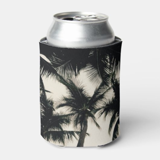Florida Palm Tree Hoesje Blikjeskoeler (Blikje Voorkant)