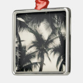 Florida Palm Tree-kerstversiering Metalen Ornament (Links)