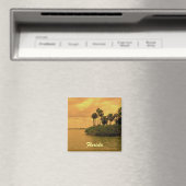 Florida Palm Tree Reverie Magneet (Insitu (Vaatwasser))