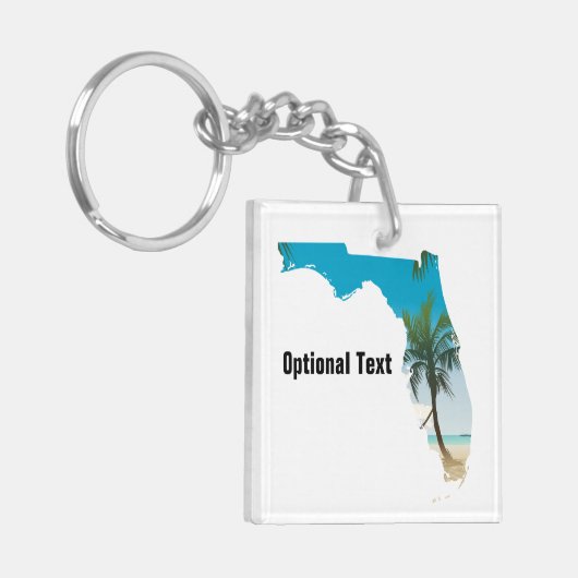 Florida Palm Trees Lisa Sleutelhanger (Voorkant Links)