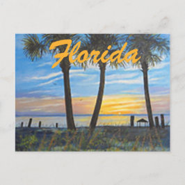 "FLORIDA PALMS SPRING BREAK BRIEFKAART" BRIEFKAART