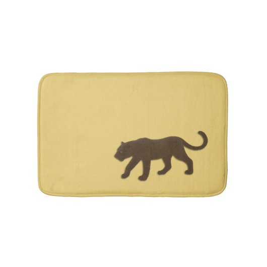 Florida panter op goud badmat (Voorkant)