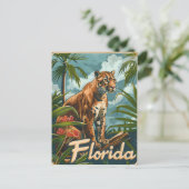 Florida Panther Briefkaart (Staand voorkant)
