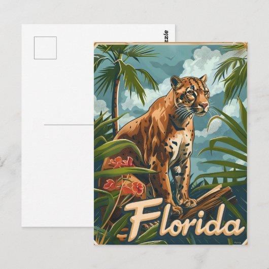 Florida Panther Briefkaart (Voorkant / Achterkant)
