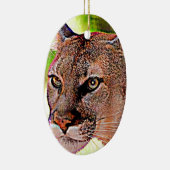 Florida Panther Keramisch Ornament (Rechts)