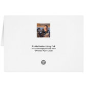 Florida Panther Licking Cub (Achterkant Horizontaal)