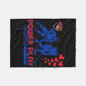 Florida Panthers Valentijnsdag Power Play Koppel N Fleece Deken (Voorkant (Horizontaal))