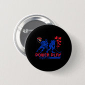 Florida Panthers Valentijnsdag Power Play Koppel N Ronde Button 5,7 Cm (Voorkant /achterkant)