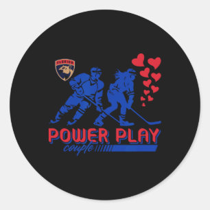 Florida Panthers Valentijnsdag Power Play Koppel N Ronde Sticker