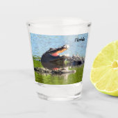 Florida Party Gator Shot Glass (Eenvoudig personal Shot Glas (Voorkant)