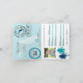 Florida Passport Save the Date Announement Aankondiging (Binnen)