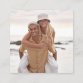 Florida Passport Wedding QR Informatiekaartje (Achterkant)