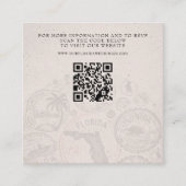 Florida Passport Wedding QR Informatiekaartje (Voorkant)