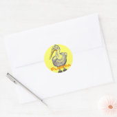 Florida Pelican Artistic sticker (Envelop)