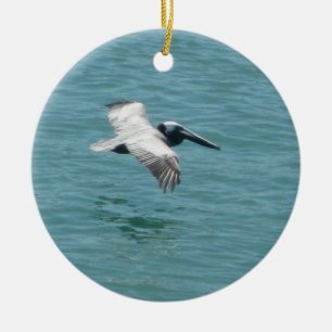 Florida Pelican Flight Ornament
