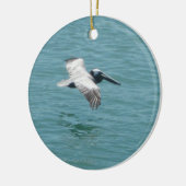 Florida Pelican Flight Ornament (Links)