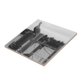 Florida, Pelican op de Boatdock tegel Tegeltje (Zijkant)