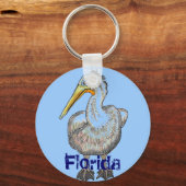 Florida Pelican sleutelhanger (Voorkant)