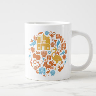 Florida-pictogrammen Grote Koffiekop
