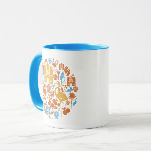 Florida-pictogrammen Mok (Voorkant links)