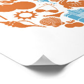 Florida-pictogrammen Poster (Hoek)