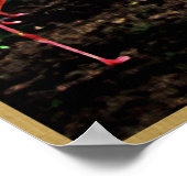 Florida Pink Flamingos Poster (Hoek)