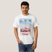 Florida Pink Sunset T-shirt (Voorkant volledig)