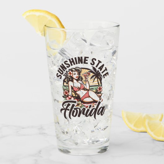 Florida Pinup Glas (Voorkant ijs)