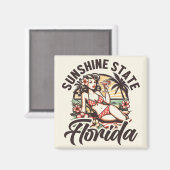  Florida Pinup Magneet (Voorkant / Achterkant)