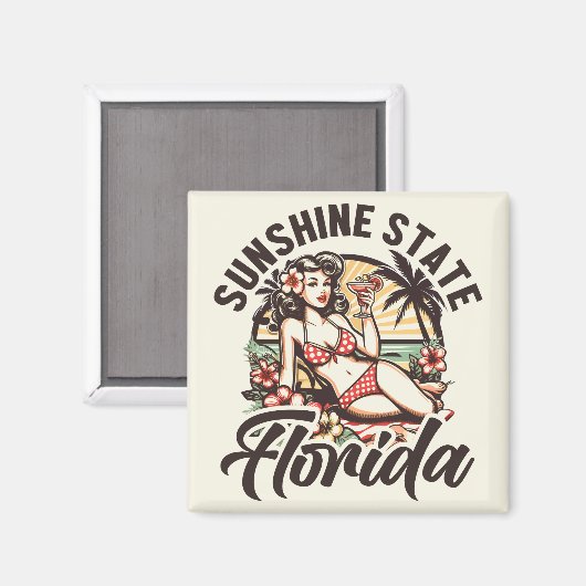  Florida Pinup Magneet (Voorkant / Achterkant)