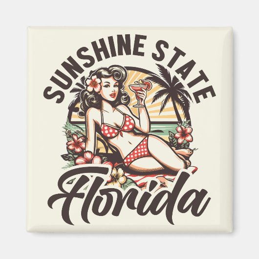  Florida Pinup Magneet (Voorkant)