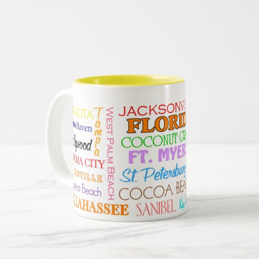 Florida plaatst mok (Voorkant links)