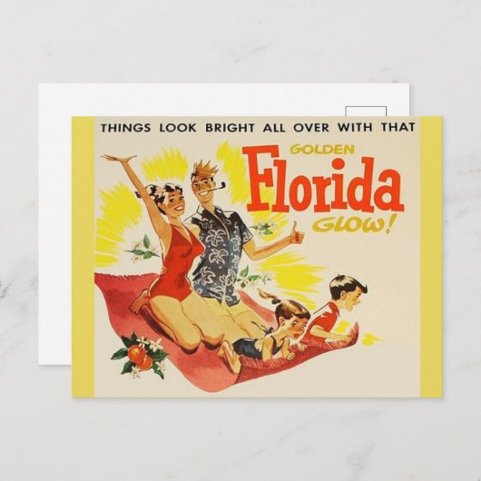 Florida Post Card Briefkaart (Voorkant / Achterkant)