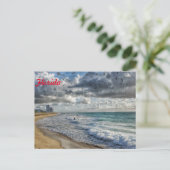 Florida Post Kaart South Florida Coastline (Staand voorkant)