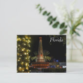 Florida Postcard Holiday Season Feestdagenkaart (Staand voorkant)
