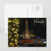 Florida Postcard Holiday Season Feestdagenkaart (Voorkant / Achterkant)