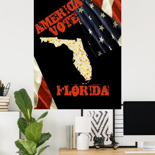 FLORIDA  POSTER (Thuiskantoor)