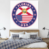 Florida, poster, canvas, kwadraat, groot, canvas afdruk (Insitu (Slaapkamer))