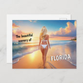 Florida - prachtig landschap briefkaart (Voorkant / Achterkant)